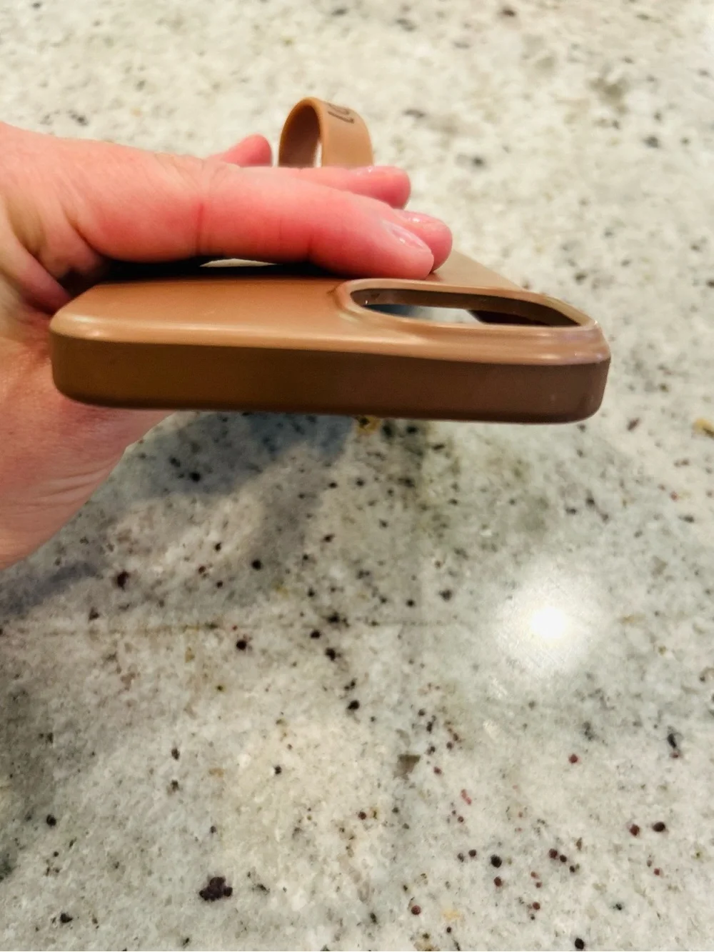 Loopy iPhone 14 Plus Case in Saddle Brown